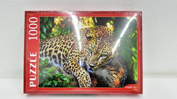 ПАЗЛЫ 1000 элементов. БЛАГОРОДНЫЙ ЛЕОПАРД (Арт.ШТ1000-3889)