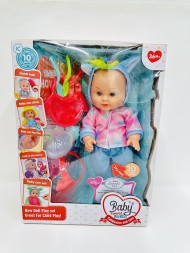 Пупс 30 см, со звуком, с аксессуарами, пьёт, писает, в/к 34*25*14 см Пупс 30 см, со звуком, с аксессуарами, пьёт, писает, в/к 34*25*14 см