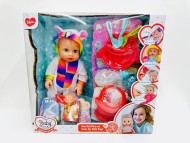 Пупс 30 см, со звуком, с аксессуарами, пьёт, писает, в/к 36*34*13,5 см Пупс 30 см, со звуком, с аксессуарами, пьёт, писает, в/к 36*34*13,5 см