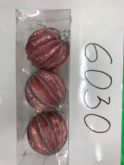 шар розовый 8см