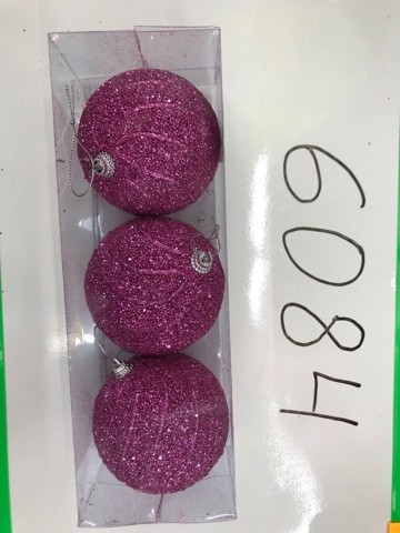 шар розовый 8см