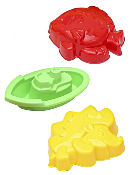 НАБОР №31 (ведро 0,8л, лопатка 22см, кораблик, 2 формочки) Арт. И-6751