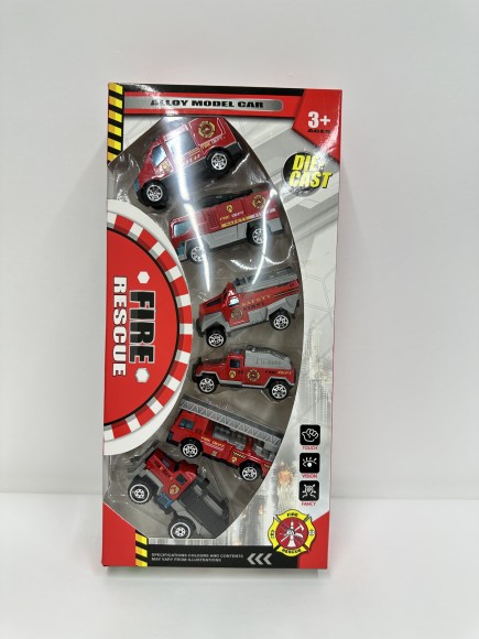 Набор "Транспорт" металл., 6 шт. в/к 14*4,2*29,5 см