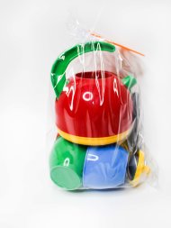 Посуда Маринка №4 13элементов в пакете 10*10*20см (24шт) Посуда Маринка №4 13элементов в пакете 10*10*20см (24шт)