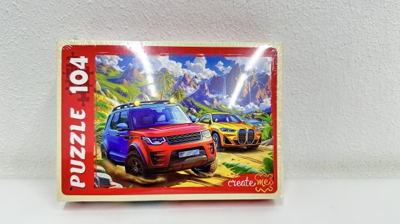 ПАЗЛЫ 104 элемента ГОНКИ В ДЖУНГЛЯХ (Арт. УК104-1985)